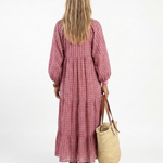 Arlette | Abito Midi con Stampa Geometrica