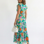 Lila | Abito Midi Floreale