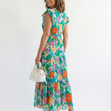 Lila | Abito Midi Floreale