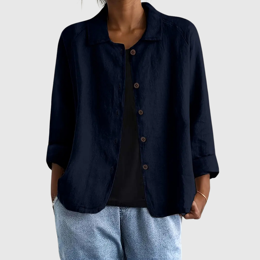AVENYA | BLUSA CLASSICA IN COTONE