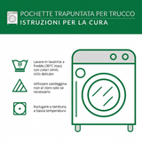 Beauty case trapuntato con fantasia delicata NCU0PT9342