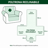 Copridivano trapuntato con motivo natalizio NCU0VT301