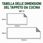 Tappeto da cucina antiscivolo con motivo acchiappasogni NCU0VT329