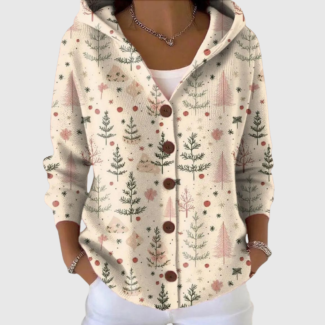 Marcella | Giacca in Maglia Morbida con Cappuccio