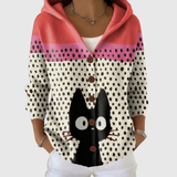 Maya | Cardigan in maglia con cappuccio