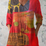 Lucie | Blusa Lunga con Scollo a V