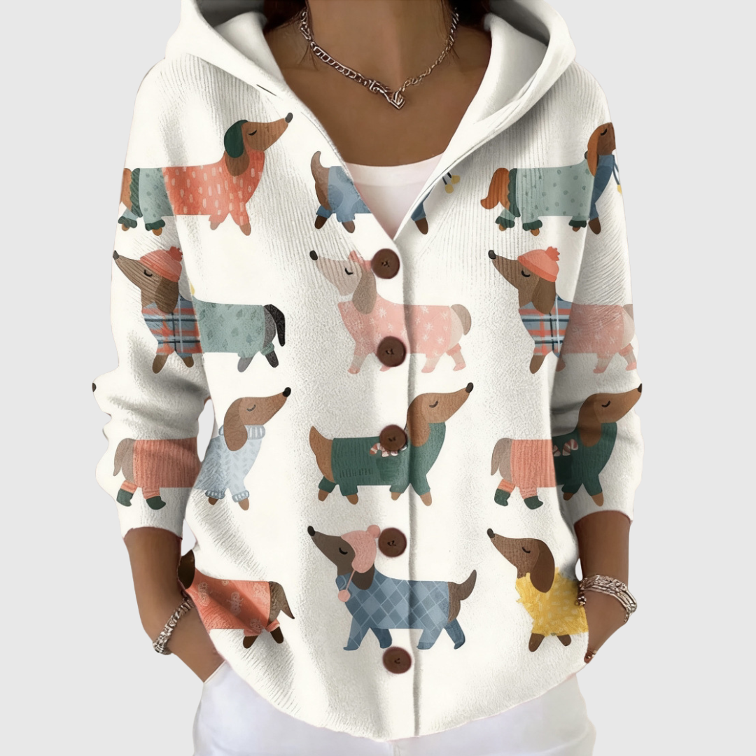 Neve | Giacca in Maglia Morbida con Cappuccio