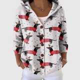 Sabine | Cardigan confortevole in maglia con cappuccio