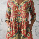 Lea | Blusa Lunga con Scollatura a V
