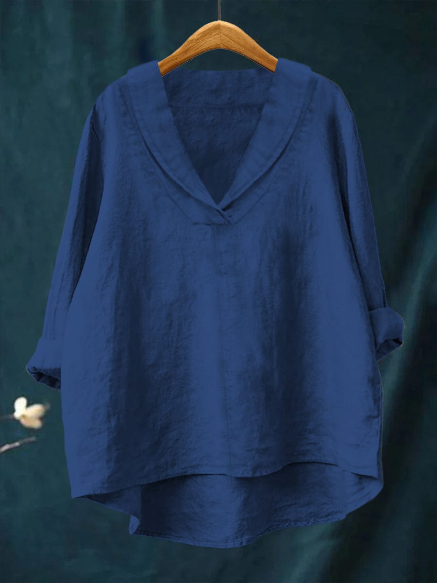 MARCELINE | BLUSA CON SCOLLO A V