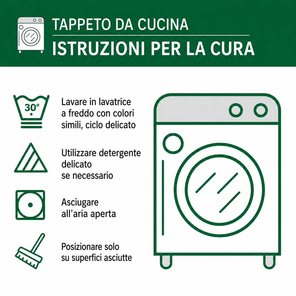 Tappeto da cucina antiscivolo con motivo acchiappasogni NCU0VT329