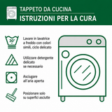 Tappeto da cucina antiscivolo con motivo acchiappasogni NCU0VT329