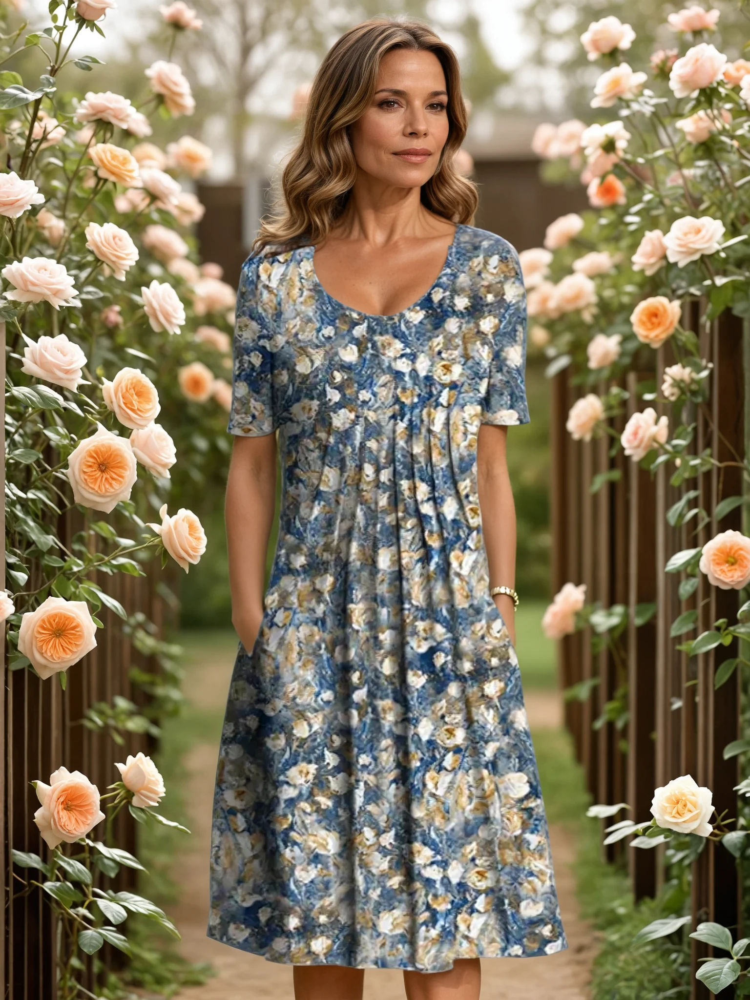 Georgina | Abito Elegante dalla Linea Fluida