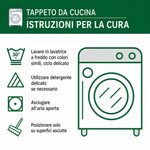 Tappeto da cucina antiscivolo con vista montagna NCU0DK11684