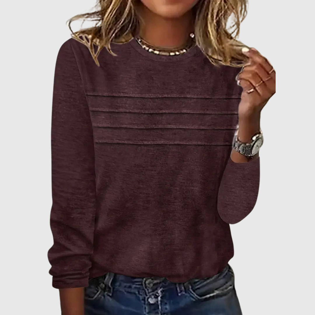 FENIRA | TOP CASUAL A MANICHE LUNGHE