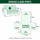 Copridivano trapuntato con libellule NCU0VT326