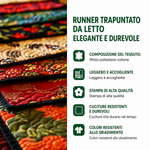 Runner da Letto Trapuntato con Alberi di Natale NCU0NT9785