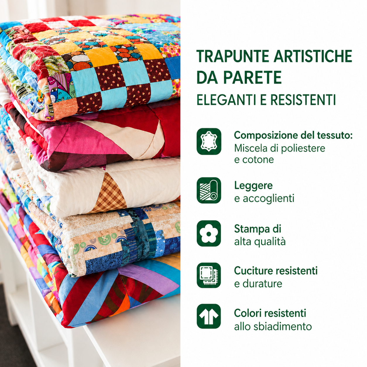 Rami dell'Eternità Art Quilt Appeso NCU0PT3284