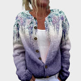 Inês - Cardigan floreale autunnale