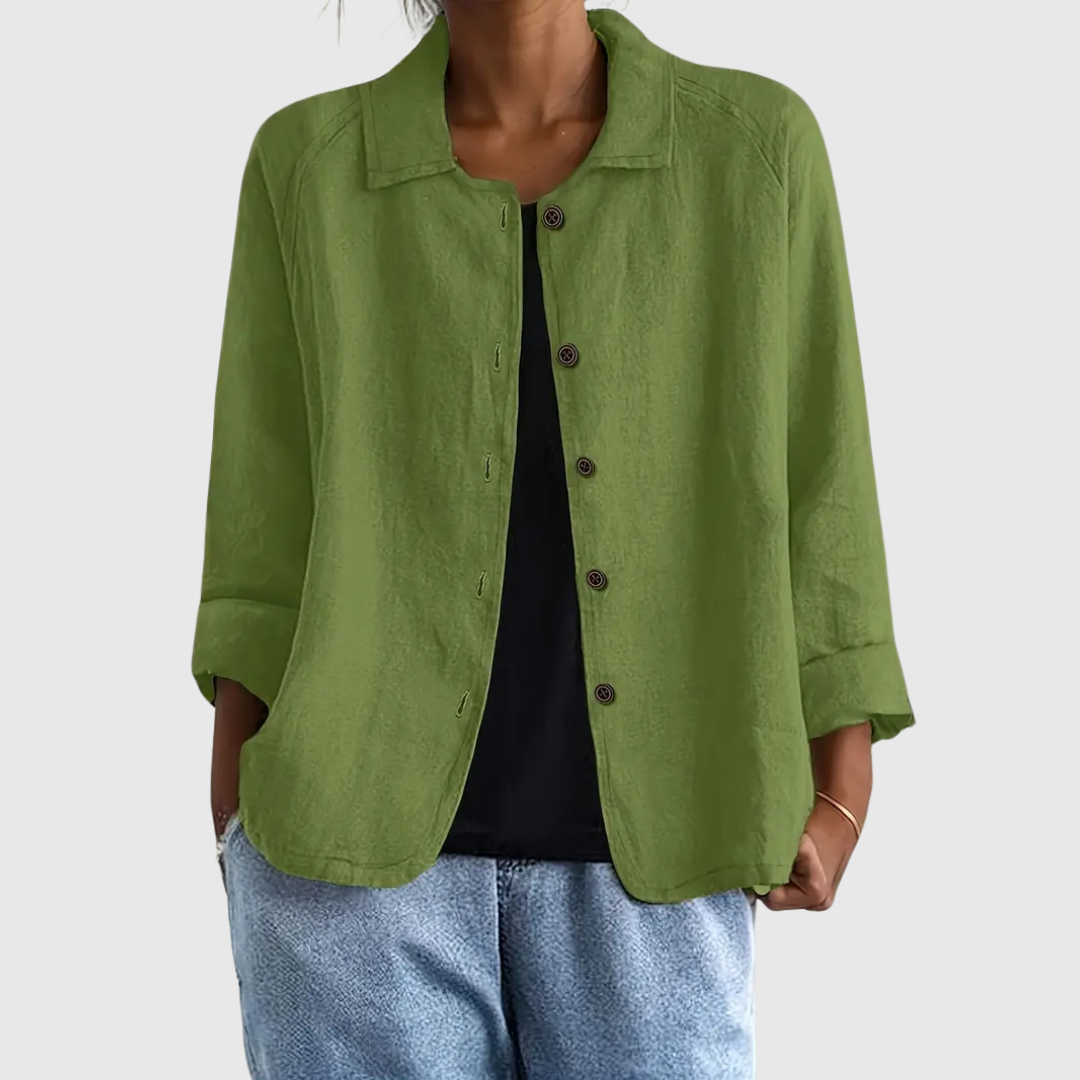 AVENYA | BLUSA CLASSICA IN COTONE