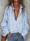 Blusa in Cotone con Maniche a Volant