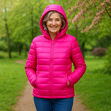 Metta | Giacca imbottita leggera - Rosa fluo
