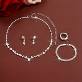Set di Gioielli Elegante 4 Pezzi