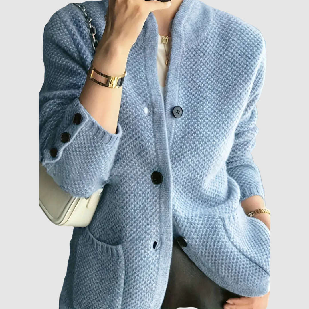 Mia - Giacca in maglia comoda