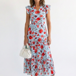 Lila | Abito Midi Floreale