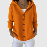 Ambre | Cardigan elegante arancione