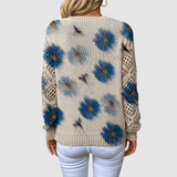 Meda - Maglione elegante con motivo floreale