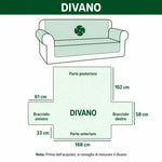 Copertura per Divano Trapuntata Cavallo del Canyon