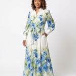 Harper | Abito Maxi Floreale a Maniche Lunghe