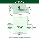 Copertura per Divano Trapuntata Notte Silenziosa