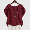 Marcelline | Blusa con Scollo Asimmetrico