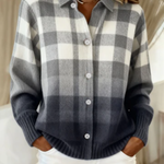 Marielle | Blusa a Quadri con Cappuccio