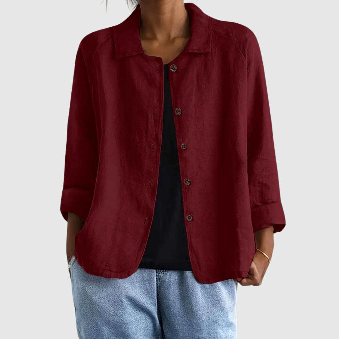 AVENYA | BLUSA CLASSICA IN COTONE