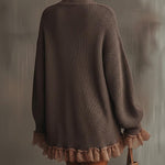 NINA | ABITO IN MAGLIA CON VOLANT