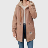 Birgitta™ — Giacca da donna in pile con cappuccio