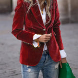 Julissa™ — Blazer elegante in velluto