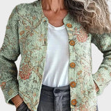 Jemrose™ - Cardigan con stampa botanica