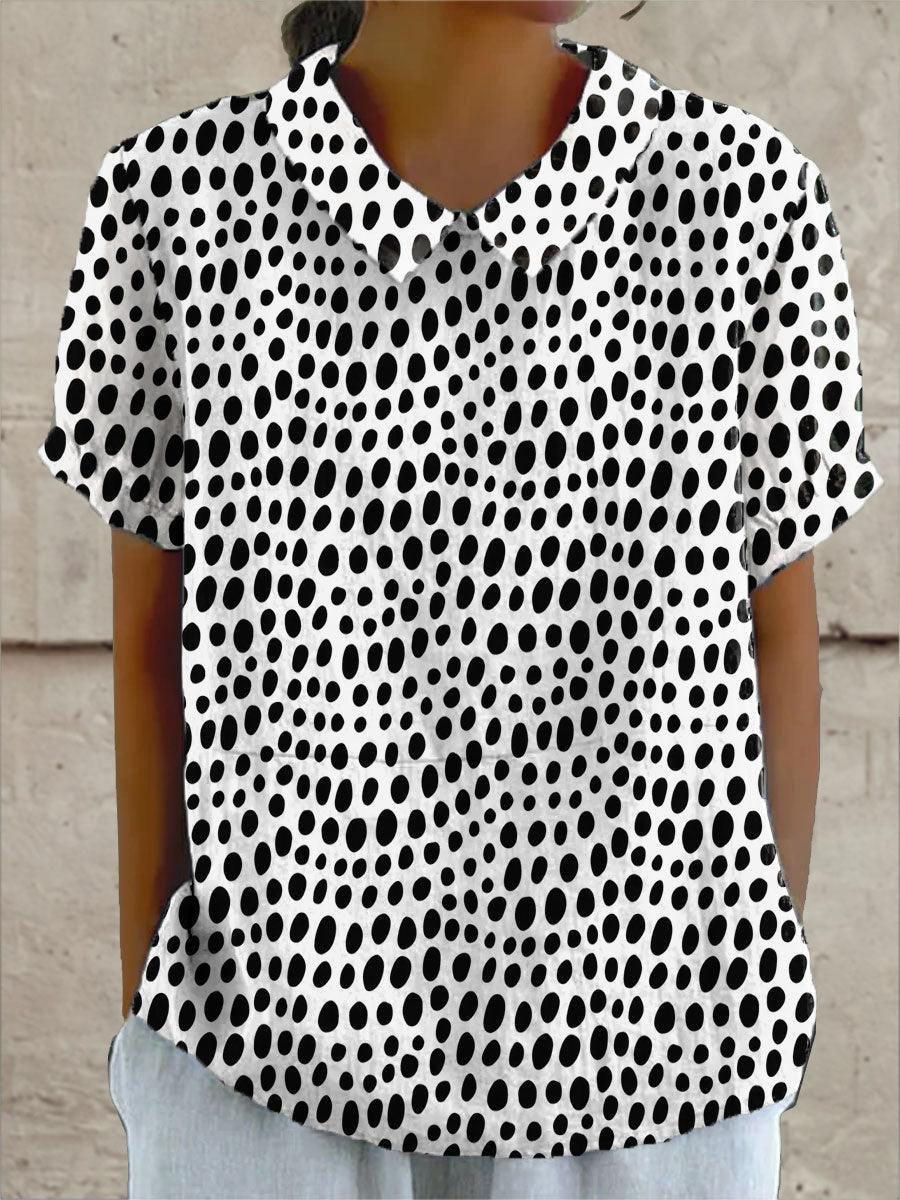 LILY | CAMICIA CON STAMPA A POIS