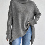 ODETTE™|MAGLIONE DOLCEVITA OVER