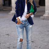Julissa™ — Blazer elegante in velluto