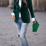 Julissa™ — Blazer elegante in velluto