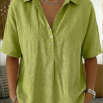 Willow | Blusa con Collo e Bottoni
