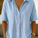 Willow | Blusa con Collo e Bottoni