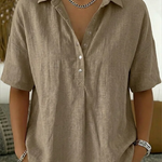 Willow | Blusa con Collo e Bottoni