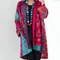 DAHLIENNE | CARDIGAN IN MAGLIA ELEGANTE CON TAGLIO A STRATI
