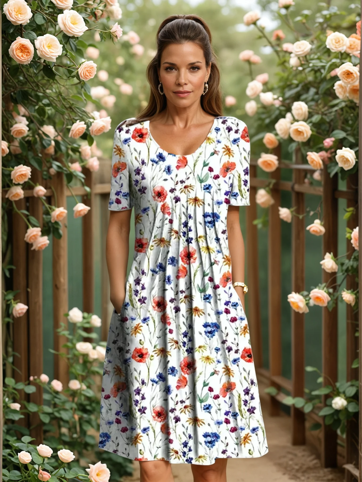 Georgina | Abito Elegante dalla Linea Fluida